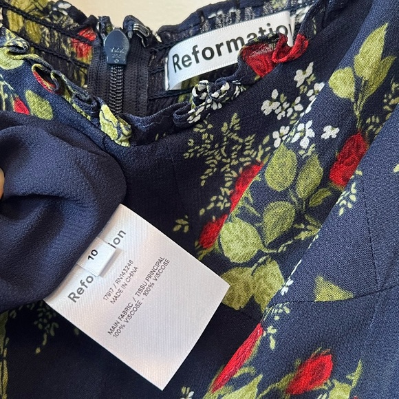 Reformation Nikita dress in Bordeaux size 10 - Picture 5 of 10